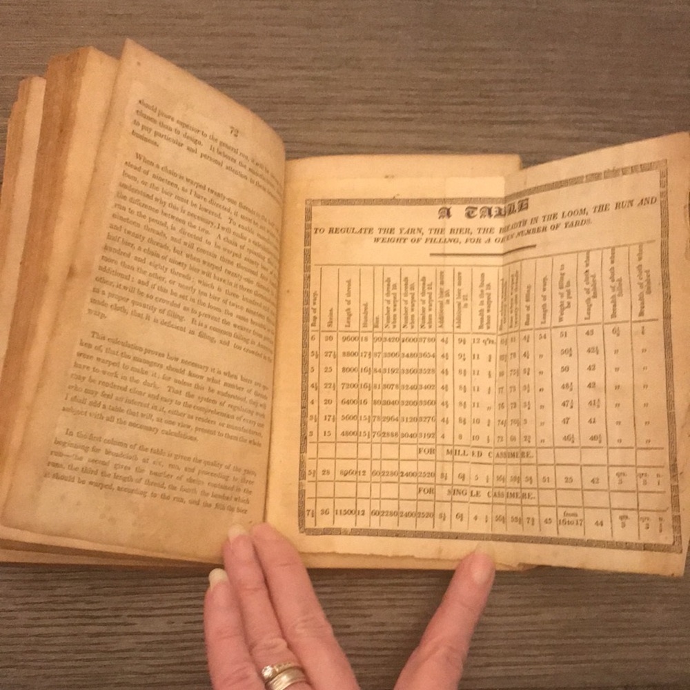 Rare Antiquarian book 1823 dying wollen cotton silk William Partridge FINALPRICE
